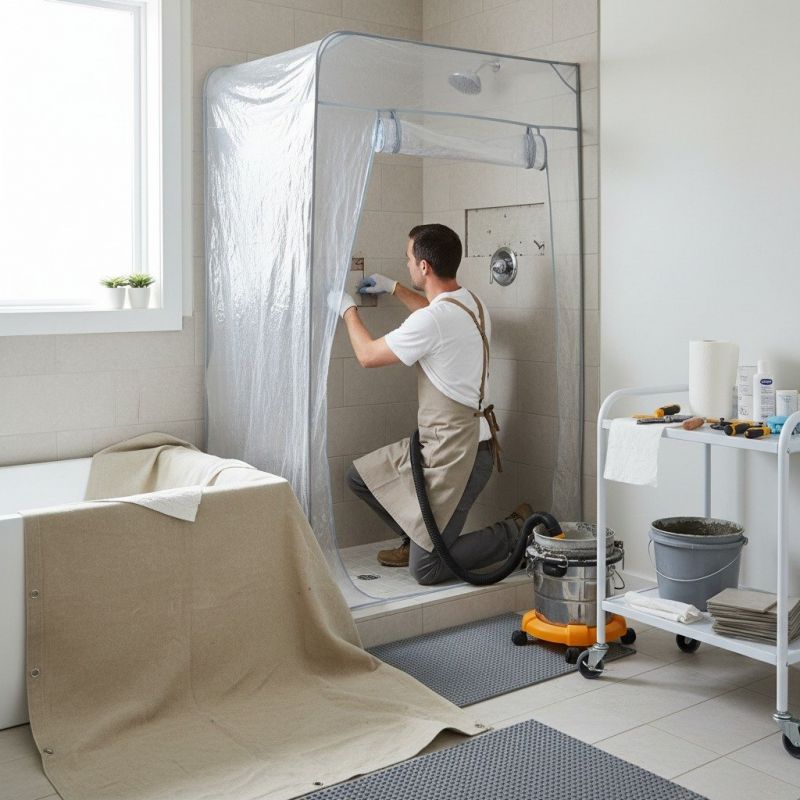 Local Shower Restoration pros at work
